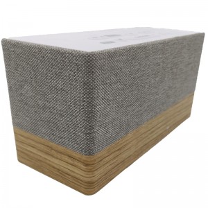 FB-CR320 Reloj de reloj de madera de alta gama alta altavoz de radio W/Grill